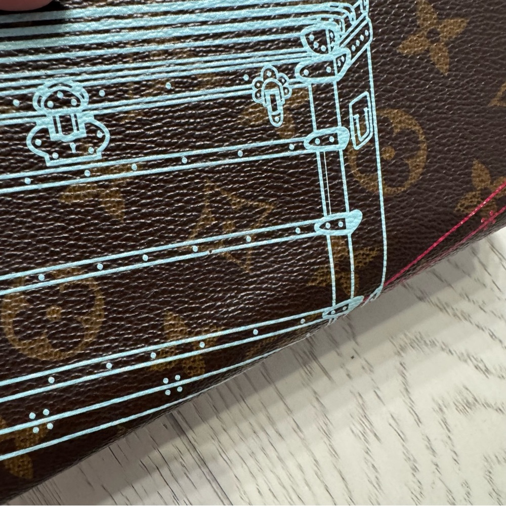 Louis Vuitton Brown and Blue Wallet - Picture 10 of 11